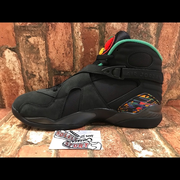 NEW Nike Air Jordan Retro 8 VIII Black Tinker XI V - Picture 6 of 8